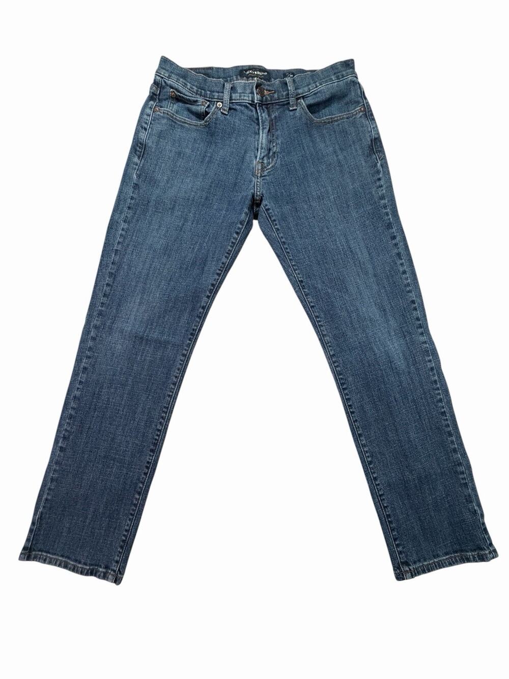 Lucky Brand 221 Straight Men's Jeans 32x30 Medium Wash Blue Denim Pants - Picture 1 of 8
